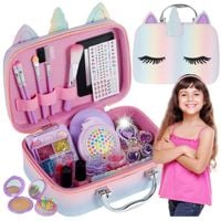 ZESTAW DO MALOWANIA MAKIJAŻU KOSMETYKI DLA DZIECI MAKEUP TOREBKA JEDNOROŻEC