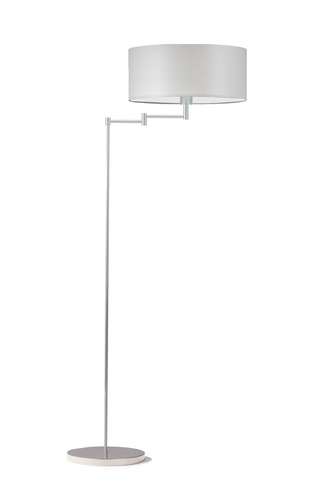 Lampa podłogowa CANCUN E27 abażur walec na Arena.pl