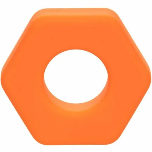 calexotics alpha prolong sexagon silikonowy pierścień pomarańczowy 2 cm na Arena.pl