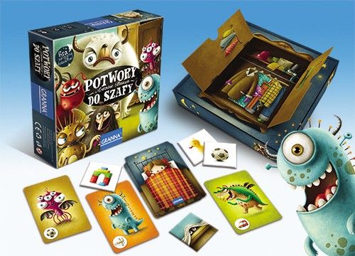 Granna Gra Potwory do szafy, nr kat. 00177 na Arena.pl
