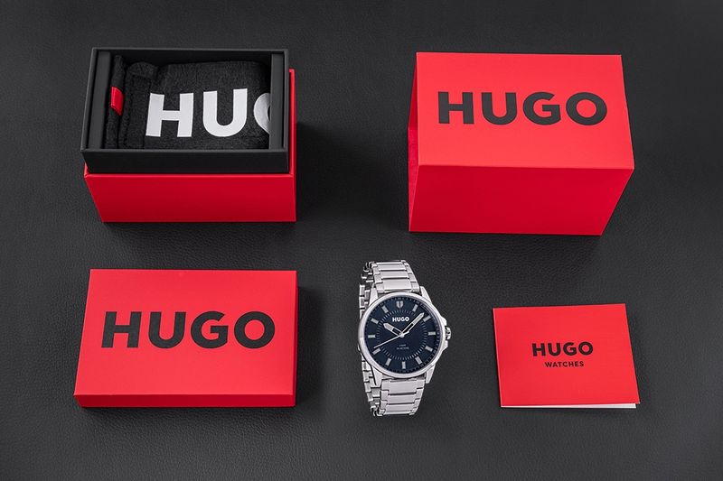 zegarek męski hugo first 1530186 + box zdjęcie 5