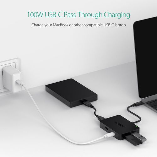 AUKEY CB-C58 HUB USB-C PC | 4k HDMI | 4xUSB 3.0 na Arena.pl