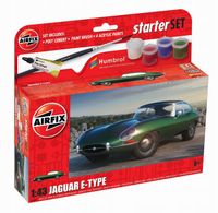 2 x Model do sklejania Zestaw Jaguar E-Type Starter Set AIRFIX Licencja