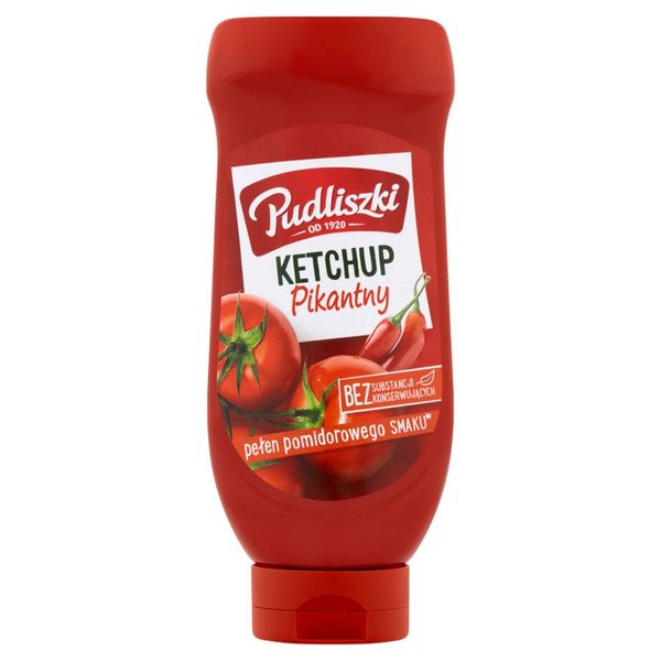 Pudliszki Ketchup pikantny 700 g zdjęcie 1