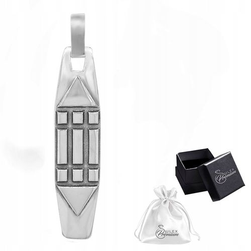 Zawieszka Srebrna pr. 925 Wisiorek SYMBOL ATLANTÓW Srebro Oksydowane na Arena.pl