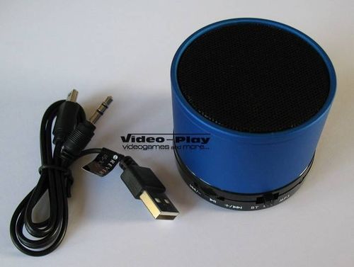 Głośnik bluetooth MP3 radio AUX niebieski na Arena.pl