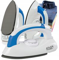 ŻELAZKO TURYSTYCZNE MAŁE STOPA NON-STICK SKŁADANE PODRÓŻNE REGULACJA °C