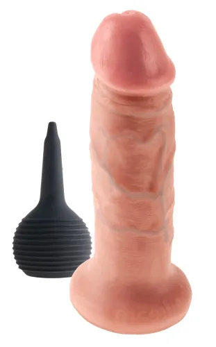 king cock model wytryskowy 15 cm jasny pvc anatomiczny system na Arena.pl
