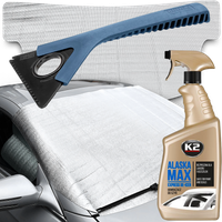 OSŁONA MATA ANTYSZRONOWA 100x200 SKROBACZKA DO SZYB LODU ODMRAŻACZ K2