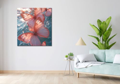 Obraz 90x100cm Świetliste Motyle na Arena.pl