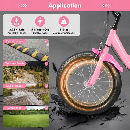 16-calowy różowy rower dziecięcy na Arena.pl