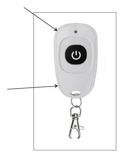 Pilot 433Mhz 1 kanał EV1527 z bateriami biały do sterownika na Arena.pl