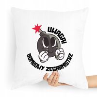 Poduszka Dla Zegarmistrza Bombowy Zegarmistrz Z Nadrukiem Ze Zdjęciem