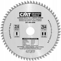 CMT TARCZA PIŁA DO ALUMINIUM LAMINATU KOMPOZYTU 216x30 mm 64Z 297.064.09M