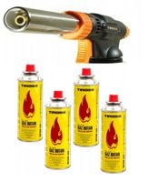 MARKOWY PALNIK TIROSS TS-707 PALNIK CERAMICZNY Z PIEZO 360 + 4 x GAZ TIROSS