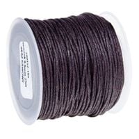 SZNUREK bawełniany woskowany 0.8mm 25m brązowy kawowy