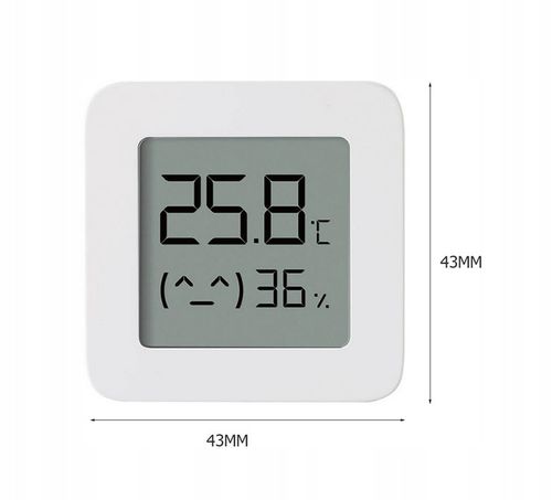 2 Szt- Czujnik Temperatury Wilgotności Higrometr Bluetooth Xiaomi na Arena.pl