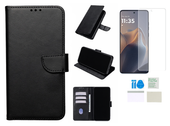 Etui z klapką do MOTOROLA EDGE 60 FUSION Wallet zamykane + folia ochronna