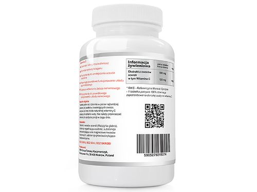 ACEROLA FORTE 500mg 240sztuk Naturalna Witamina C na Arena.pl