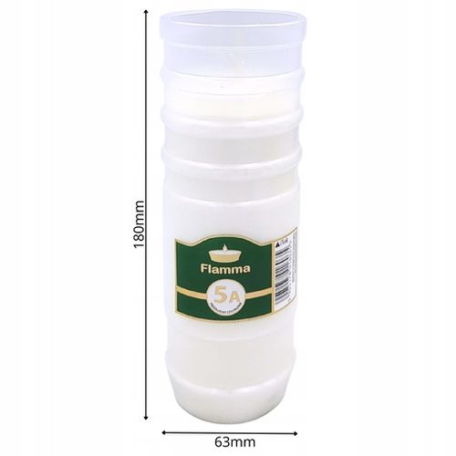 Wkłady Parafinowe do Zniczy Całoroczne Znicze 5 Dni 120h 12 szt na Arena.pl