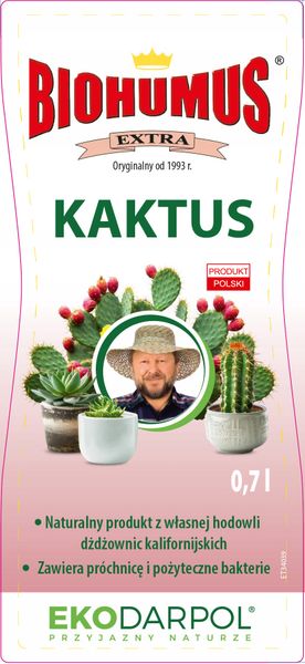 EKODARPOL BIOHUMUS EXTRA Kaktus 0,7 L zdjęcie 3