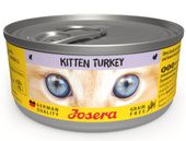 Zdrowa karma wysokomięsna dla kociąt Josera Kitten z indykim i bulionem 85g