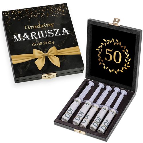 PREZENT NA 30 40 50 60 70 URODZINY ZASTRZYK GOTÓWKI na Arena.pl