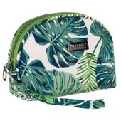 kolorowa kosmetyczka na suwak z paskiem na rękę - peterson