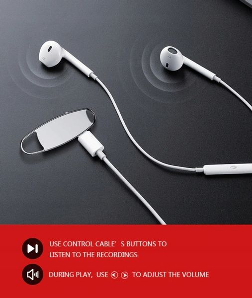 MINI DYKTAFON PENDRIVE URUCHAMIANY NA GŁOS 32GB HQ zdjęcie 16