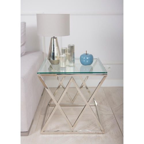 STOLIK KAWOWY TIMANTTI SILVER 55 CM na Arena.pl