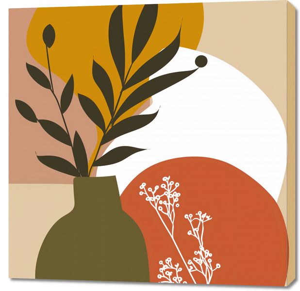 Obraz 90x90cm Kwiaty w Słońcu zdjęcie 1