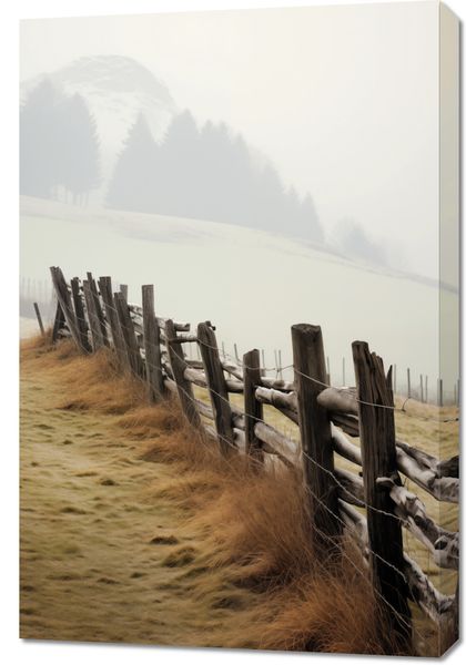 Obraz 60x90cm Spowity Mgłą zdjęcie 1