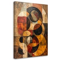 Obraz do salonu sypialni biura, Geometryczne Koła w