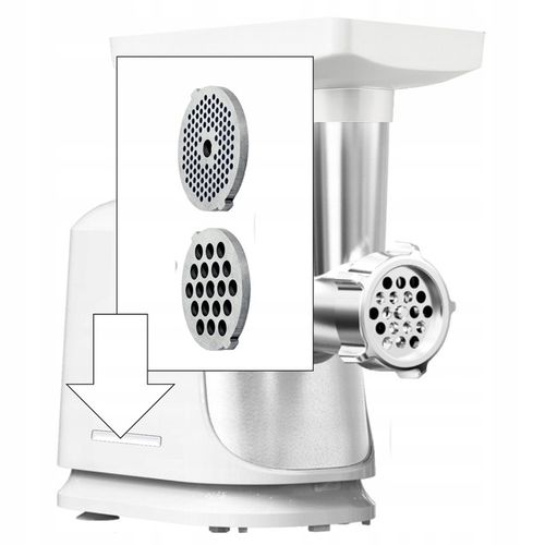 MASZYNKA DO MIELENIA MIĘSA KIEŁBASY 3 SITA + SZATKOWNICA REWERS MOC na Arena.pl