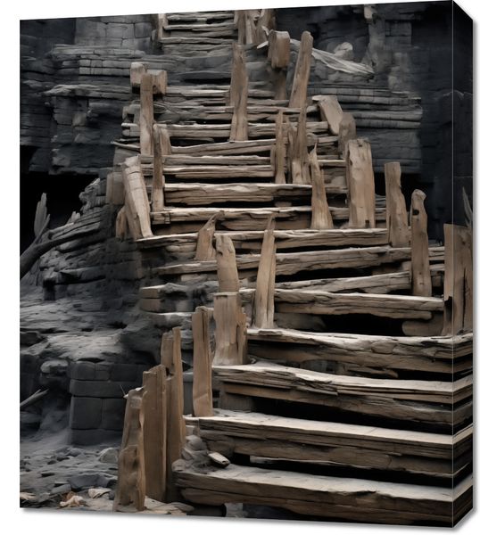 Obraz 60x70cm Schody do Nieznanego zdjęcie 1