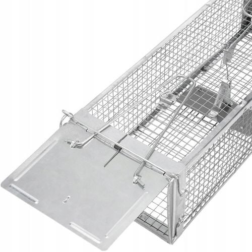 DUŻA ŻYWOŁAPKA NA MYSZY SZCZURY WYDRY ŁASICE KUNY PUŁAPKA ŁAPKA na Arena.pl