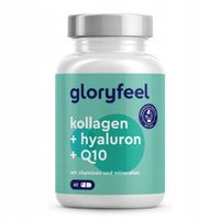 KOLAGEN RYBI + KOENZYM Q10 + KWAS HIALURONOWY skóra włosy 60 kaps gloryfeel