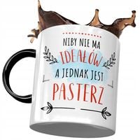 Kubek Czarny Dla Pasterza Niby Nie Ma Ideałów Z Nadrukiem Ze Zdjęciem