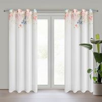 Zasłona gotowa na przelotkach ARLENA 135x250 Eurofirany biały