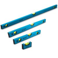 19477 Zestaw poziomic magnetycznych 10 / 40 / 100 / 150cm aluminiowe