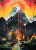 Plakat 50x70cm Górska Alchemia
