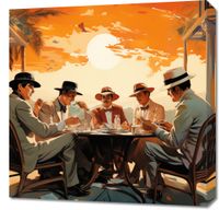 Obraz 60x60cm Posiedzenie w Tropikach