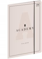 TECZKA Z GUMKA A4 ACADEMY PASTEL A'10 9376