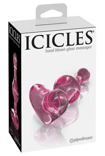 pipedream icicles 24 - szklany korek do masażu kulkowy 9,5 cm na Arena.pl