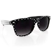 Okulary wayfarery NERDY kujonki - KROPKI