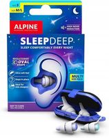 Zatyczki Stopery do Uszu do Snu Alpine SleepDeep Multipack 2 Rozmiary