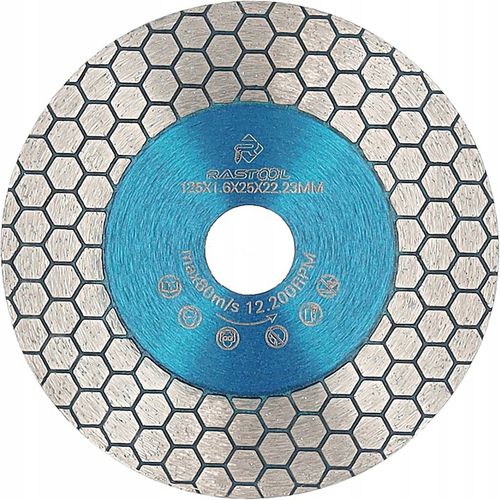 TARCZA DIAMENTOWA 125MM DO CIĘCIA POD KATEM 45 STOPNI GRESU FAZWOANIA PRO na Arena.pl