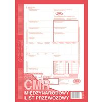 DRUK CMR MIĘDZYNARODOWY LIST PRZEWOZOWY NUMEROWANY ORYGINAŁ + 4 KOPIE