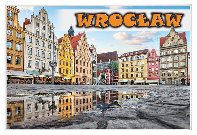Wrocław Rynek - magnes szklany zdjęcie 1