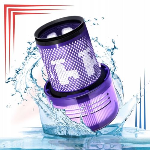 ZMYWALNY filtr do Dyson V12 Detect Slim Absolute Zestaw 2 szt. HEPA na Arena.pl